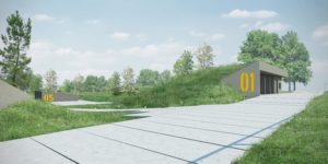 Jednotlivé objekty jsou očíslovány.