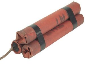 Barevnost výbušnin byla použita v interiéru.