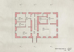 Přízemí slouží pro společnou terapii.
