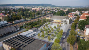 Mezi sokolovnou a halou vznikne nový veřejný prostor