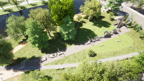 Pokračování projektu Park Dukelská v Českých Budějovicích